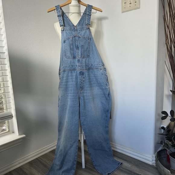 Old Navy Blue Denim Overalls - Picture 3 of 16